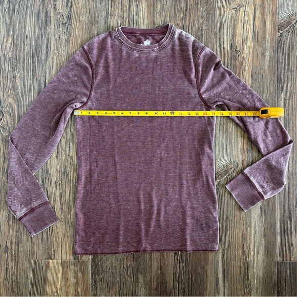 Helix L/S Waffle Knit Thermal Shirt Mens Medium - Picture 4 of 8